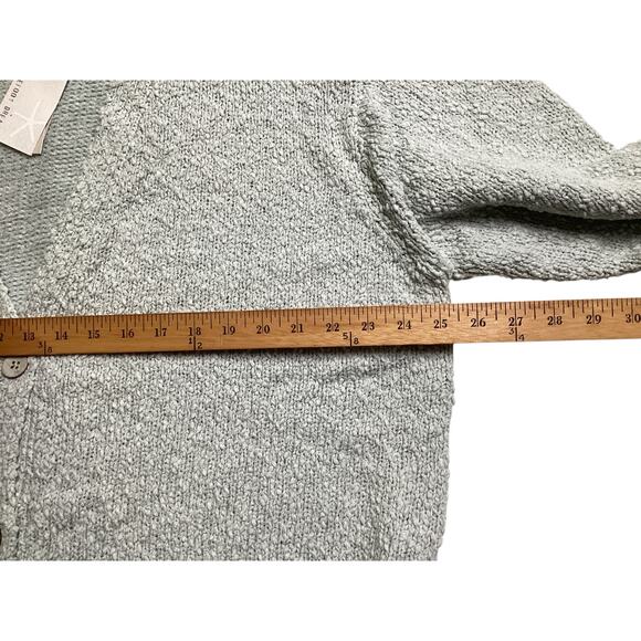 Barefoot Dreams Boucle cardigan sz 2X mint green - Picture 7 of 8